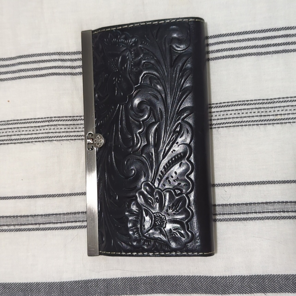 Patricia Nash Tooled Leather Clutch Wallet